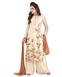 GEORGETTE EMBROIDERED OFF WHITE SUIT
