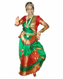 Bharatnatyam Green Dance Dress