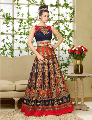 Multi color Designer Gown