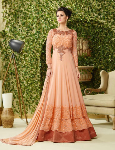 Cream Designer Gown