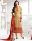 Golden Designer Salwar Suit