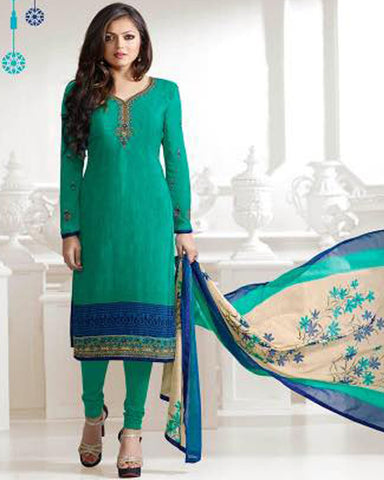 Green Designer Salwar Suit