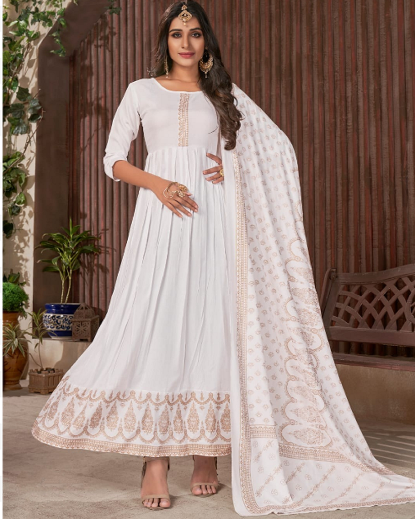 Buy Indian Designer Gown With Heavy Dupatta Designer Salwar Suit Wedding  Party Wear Indian Lengha Choli Readymade Lehenga Online in India - Etsy