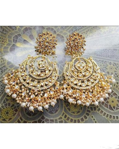 Gorgeous Imitation Kundan Earrings